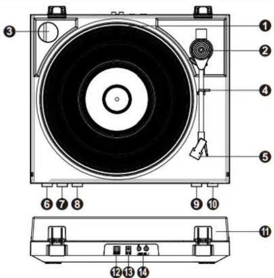Audizio RP310S - ENSAMBLAJE DE LA CORREA DE TRANSMISIÓN - 1