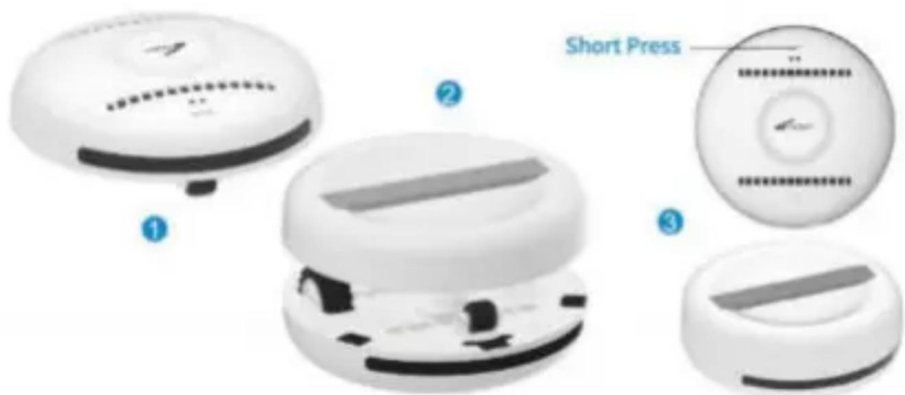 Zoef Robot Saar MK007S - Turn on Manual Mode from Automatic Mode - 1