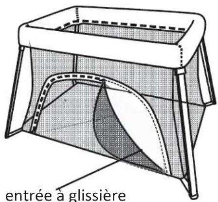 entrée à glissière