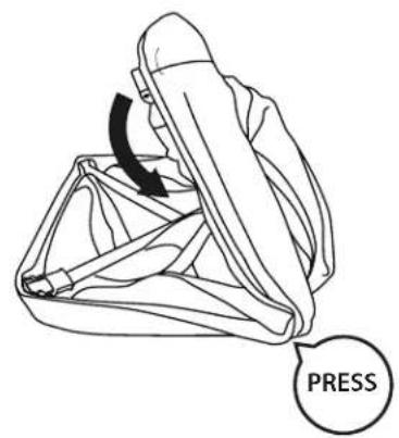 BabyGO Moonstars - FOLDING THE COT - 1