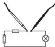 BASETECH BT11 - Pour mesurer les courants continus (CC), procedez comme suit : - 1