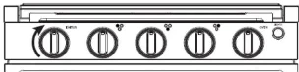 GE Profile PLD617RTSS - TEST COOKTOP BURNERS - 2