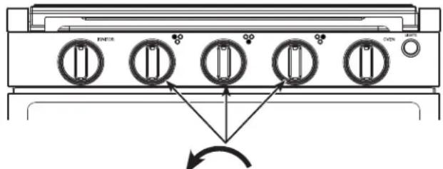 GE Profile PLD617RTSS - TEST COOKTOP BURNERS - 1