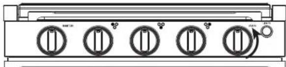 GE Profile PLD617RTSS - Orientación de las Parrillas de la Placa de Cocción - 2