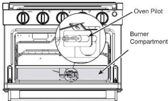 GE Profile PLD617RTSS - Lighting the Oven - 3