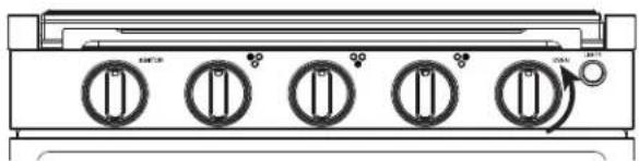 GE Profile PLD617RTSS - Orientation des grilles des brûleurs - 2