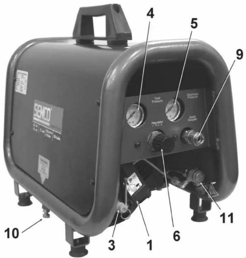 Senco PC1252 - Caractéristiques du compresseur - 1