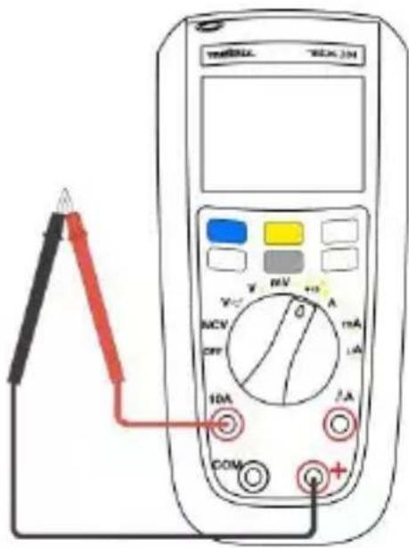METRIX MTX204 - Testarea sigurantei fuzibile de 10 A - 3