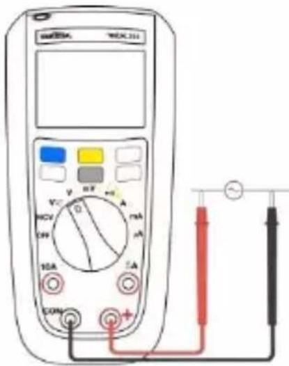 METRIX MTX204 - Misura di tensione AC, DC o AC+DC - 2