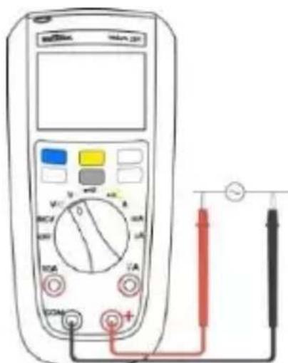 METRIX MTX204 - Messen Gleich- und Wechselspannung AC, DC bzw. AC+DC - 4