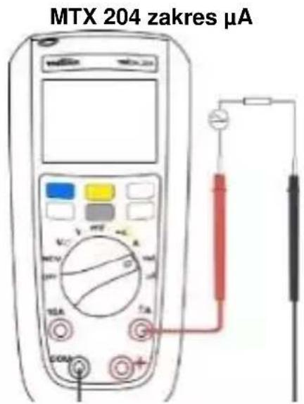 METRIX MTX204 - Pomiar natęzenia AC, DC lub AC+DC - 5