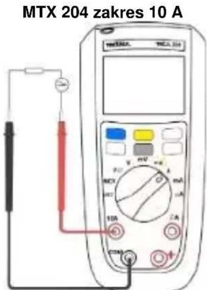 METRIX MTX204 - Pomiar natęzenia AC, DC lub AC+DC - 4
