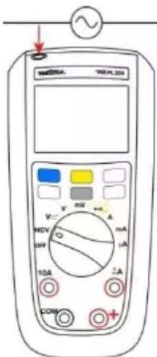 METRIX MTX204 - BeckoHTaKTHoe onpeJeHne haJIuH naPjaXeHn (NCV) - 2