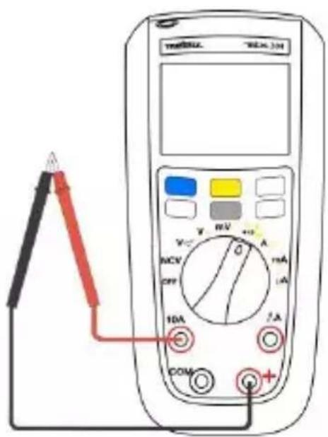 METRIX MTX204 - Test del fusabile 10A - 2
