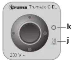 TRUMA Trumatic C 4002 - Rood controlelampje „storing“ - 1
