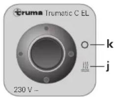 TRUMA Trumatic C 4002 - V electrical operation (450 W/2 A) – Trumatic C EL only – (hot water only) - 1