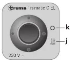 TRUMA Trumatic C 4002 - Lampe-témoin rouge « panne - 1