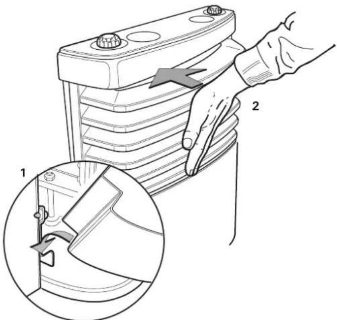 TRUMA S 3004 - Fitting the cover - 1
