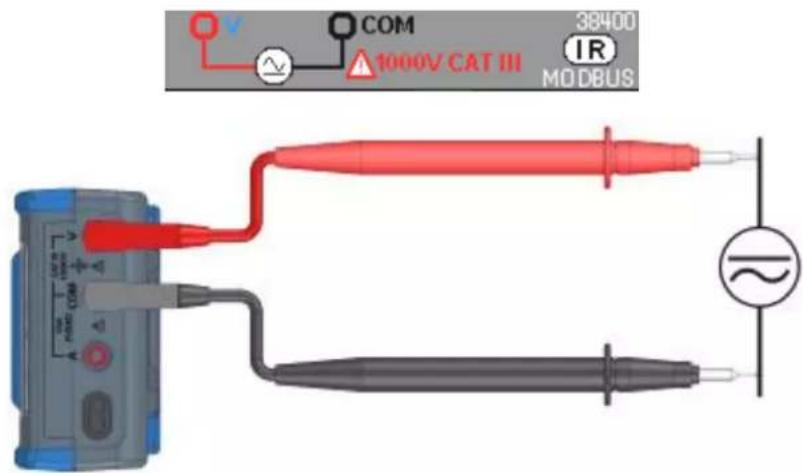 METRIX MTX 3293B - Mesure de tension 5.1. - 1