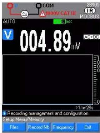 METRIX MTX 3293B - Touche MEAS: mesures avancées - 12