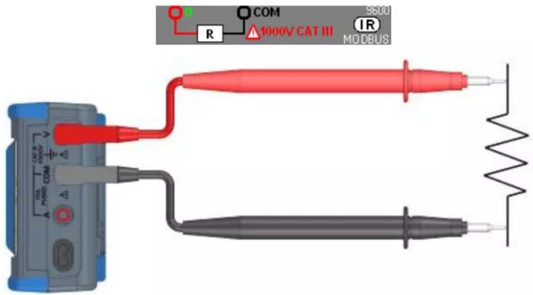 METRIX MTX 3293B - Mesure de la résistance 5.5. - 1