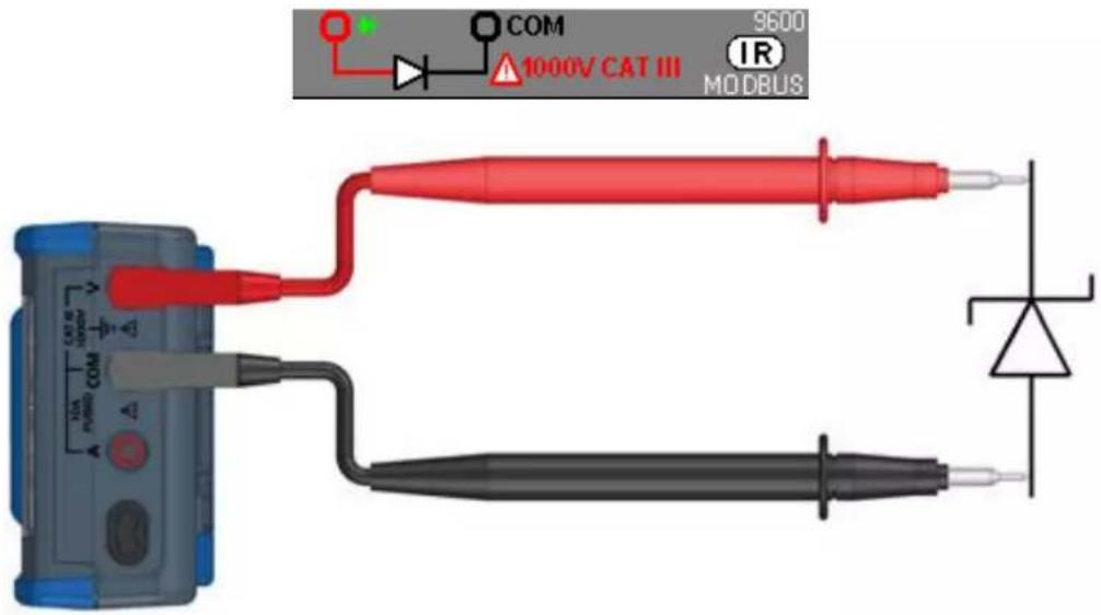 METRIX MTX 3293B - Test de diode 5.7. - 1
