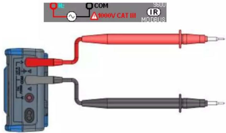 METRIX MTX 3293B - Mesure de fréquence 5.4. - 1