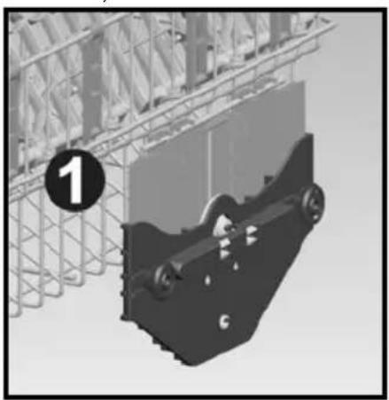 BORETTI BVW683 - Top basket height adjustment while it is full - 2