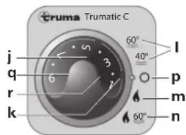 TRUMA Trumatic C 6002 EH - Bedienteil - 1