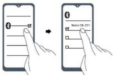 NOKIA Comm Band + CB201 - Pair and connect with Bluetooth - 1