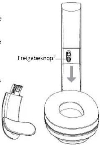 NOKIA Comm Band Pro CB301 - Abnehmbare Hörmuschel/Kopfpolster wechseln - 1