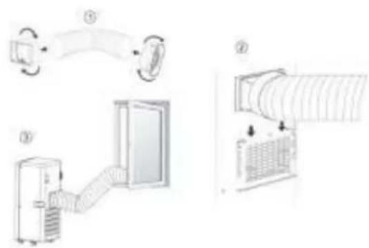 EDEN ED7007 - Instalace odvodni hadice - 1