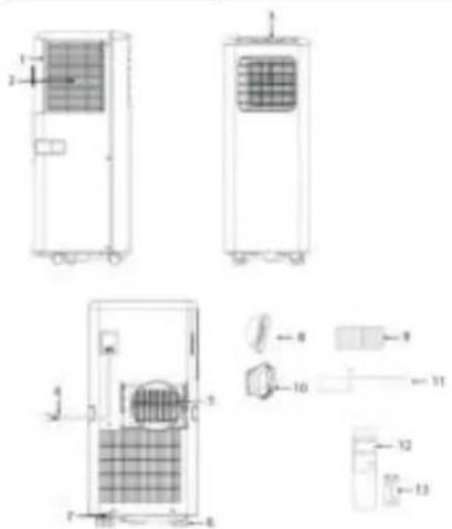 EDEN ED7007 - PARTS DESCRIPTION - 1