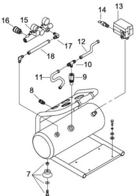 Senco PC1010N - Guía de referencia de piezasde repuesto - 4