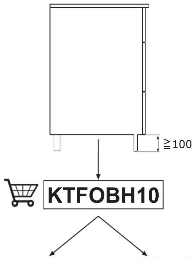 BORETTI MLIH83 - GB:Types of installation and related kits: - 7