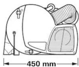 TRUMA Combi D 6 E - Power consumption at 230 V - 2