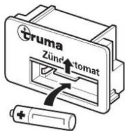 TRUMA S 2200 - Sostituzione della batteria dell'accenditore automatico - 3