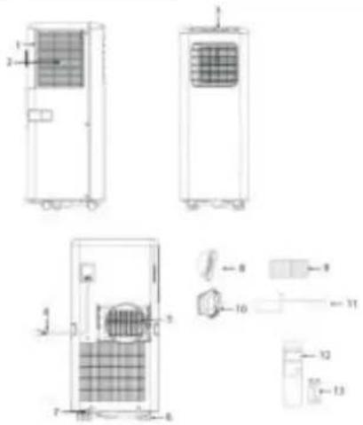 EDEN ED7009 - PARTS DESCRIPTION - 1