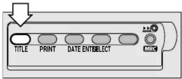 TITLE PRINT DATE ENT SELECT MRC