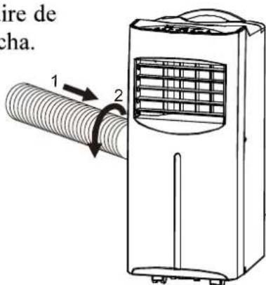 MundoClima MUPO09H9 - Instrucciones de montaje del tubo de aire - 1