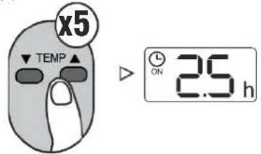 MundoClima MUPO12H9 - Réglage du TIMER ON - 3
