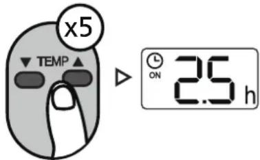 MundoClima MUPO12H9 - TIMER ON setting - 3