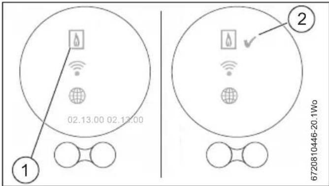 BUDERUS Logamatic TC100 - Inbetriebnahme des Thermostats - 1