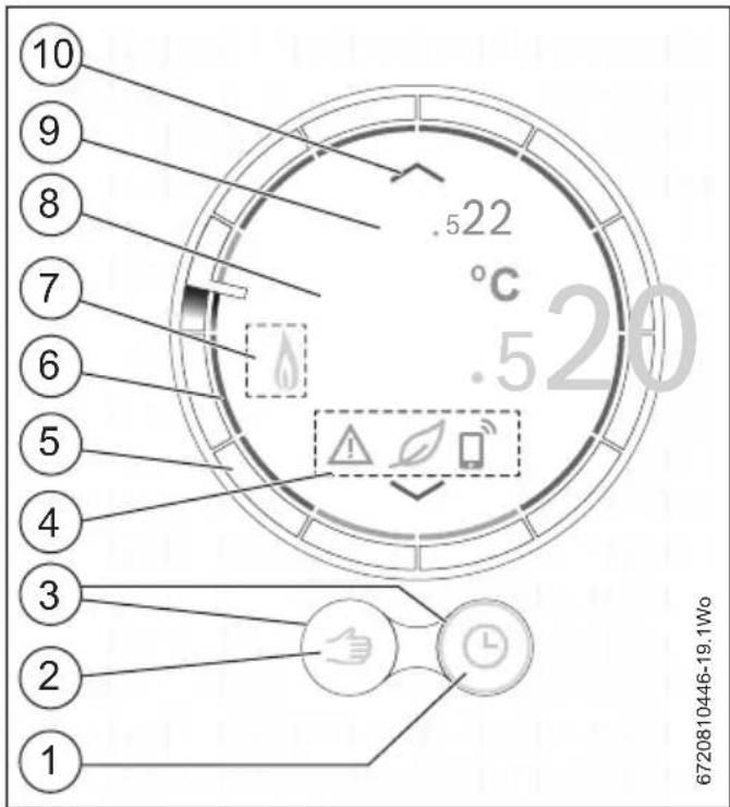 BUDERUS Logamatic TC100 - Touchscreen-Elemente - 1