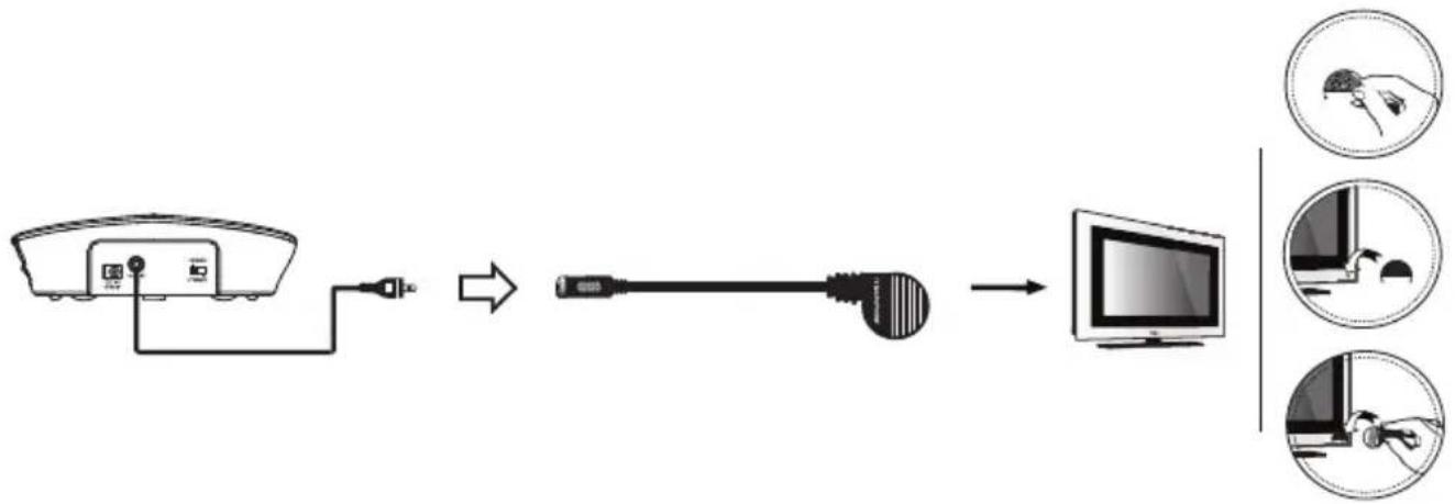 Amplicomms TV 2500 - External microphone - 1