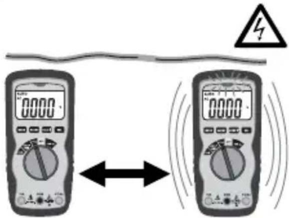 Laserliner CAT IV 600 V - Localización de tensión sin contacto (aviso AC) - 1