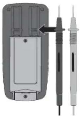 Laserliner CAT IV 600 V - Befestigung der Messspitzen - 1