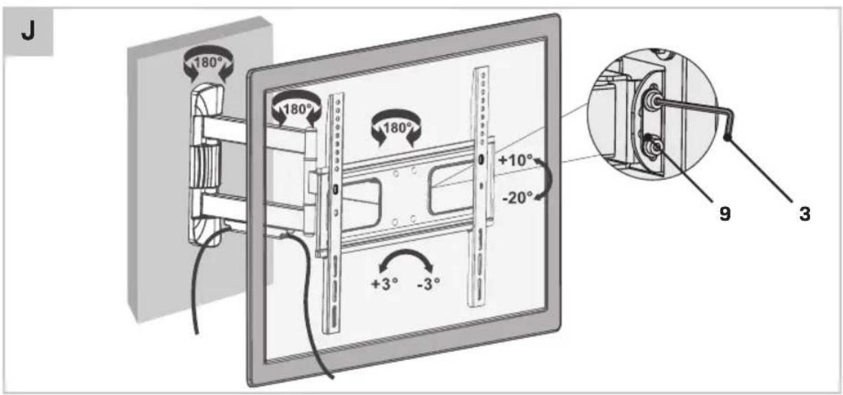 Vonroc TM503XX - TV WALL MOUNT TM503XX - 12