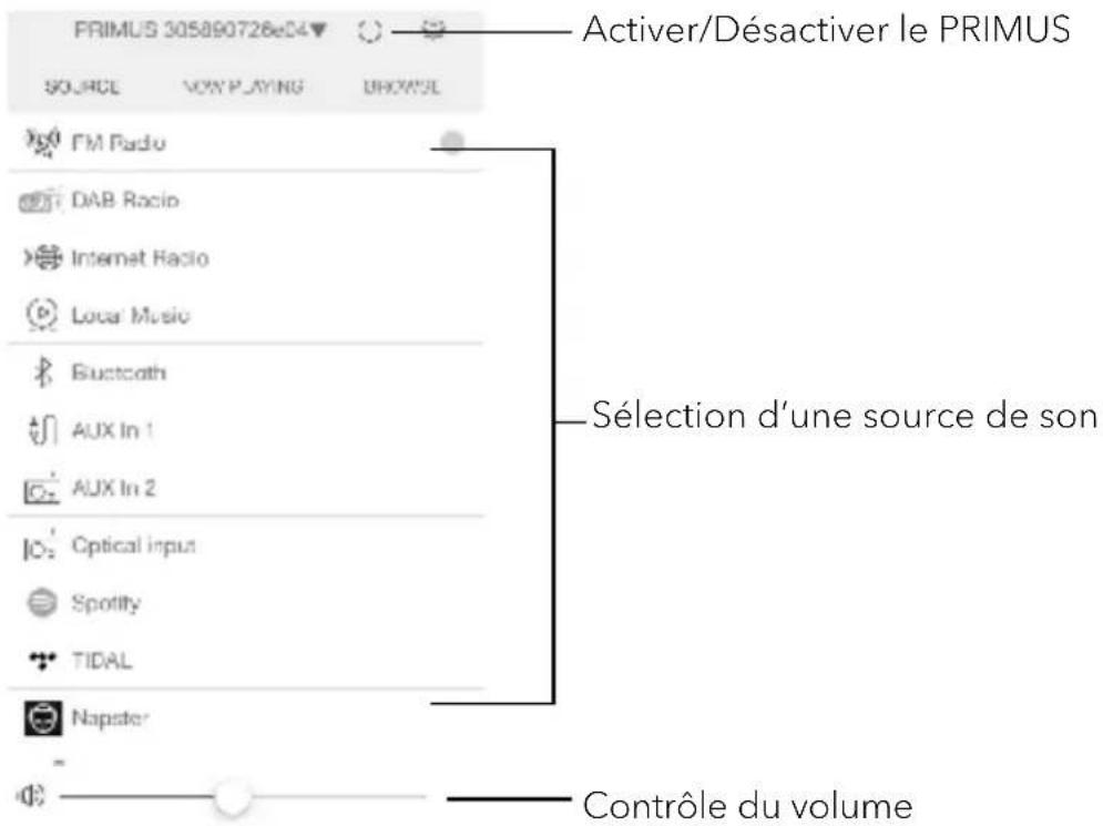 SONORO Primus SO340 - Contrôlez le PRIMUS via l'appli UNDOK ^MD - 1