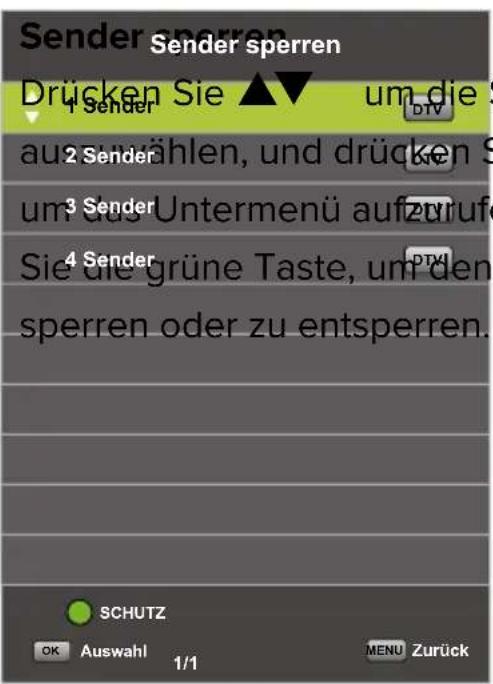 Yasin YT43FTB1 - OSD-Menu SCHUTZ - 2